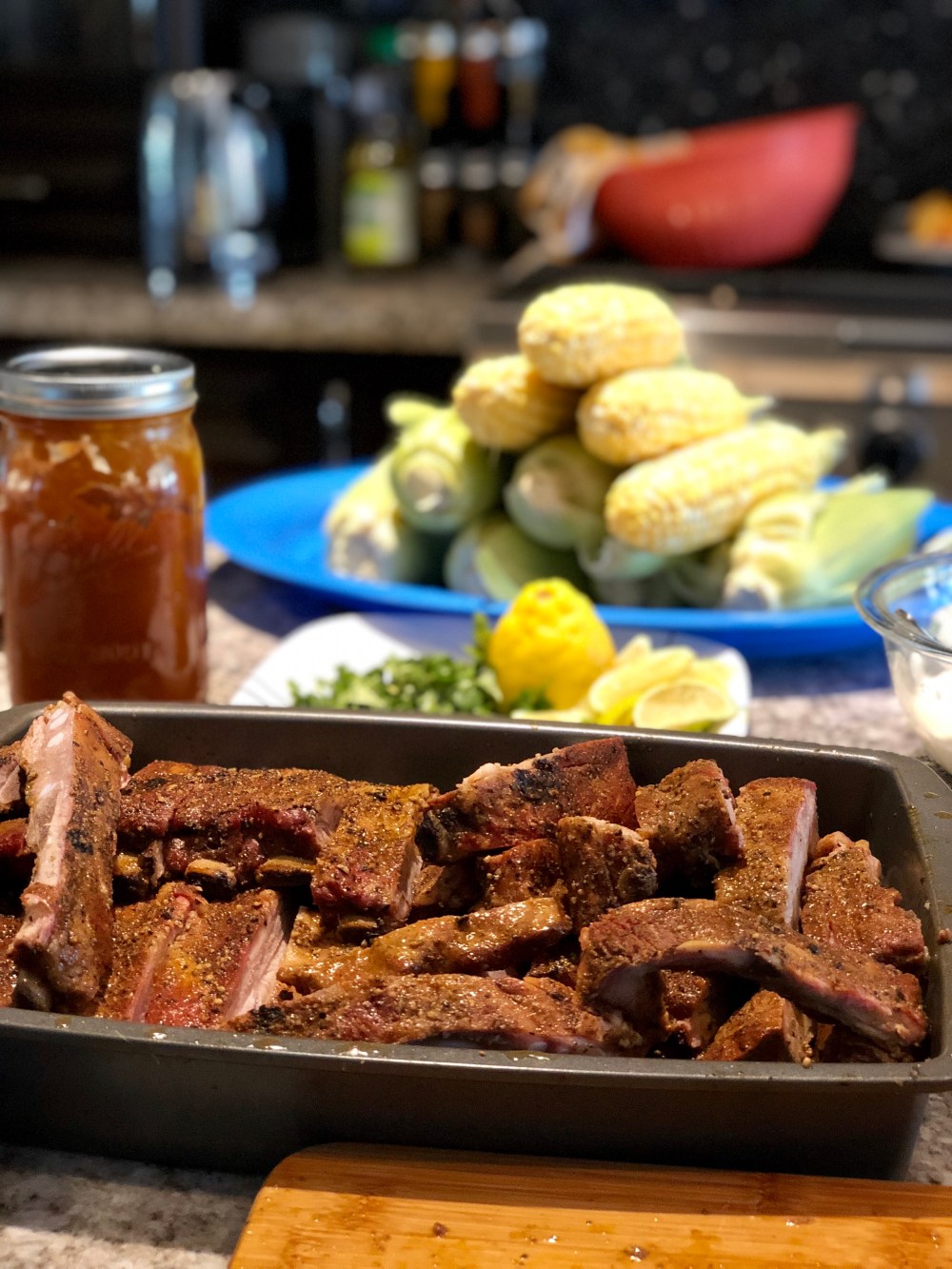 Smoked St. Louis Style Spare Ribs