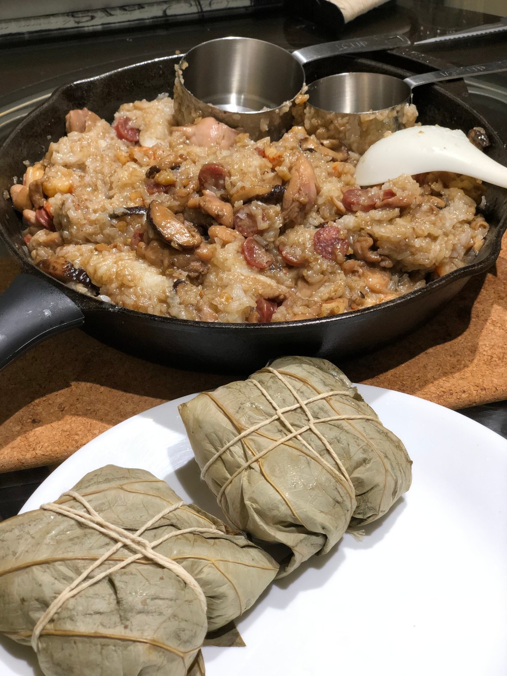 Sticky Rice in Lotus Leaf